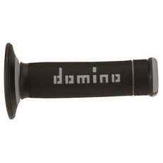 GRIPY A190 (OFFROAD) DĹŽKA 118 MM, DOMINO (ČIERNO-ŠEDÉ)