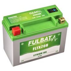 LÍTIOVÁ BATÉRIE& LIFEPO4& YTX20-BS FULBAT& 12V, 7AH, 420A, HMOTNOSŤ 1,12 KG, 175X87X130