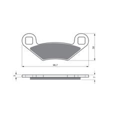 BRZDOVÉ OBLOŽENIE GOLDFREN 162 AD