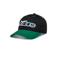 ALPINESTARS RETRO SNAPBACK – VOĽNOČASOVÁ ŠILTOVKA (ČIERNA/ZELENÁ)