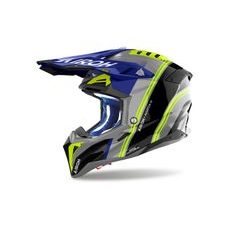 PRILBA AVIATOR 3 HIMA, AIROH (MODRÁ LESKLÁ) 2025