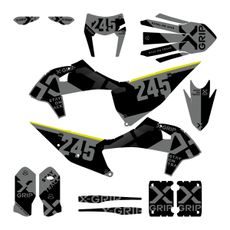 SÚPRAVA POLEPOV MOTOCYKLA X-GRIP – KTM EXC 150 TPI (2020 - 2023) A ĎALŠIE MODELY