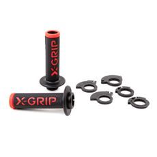 RUKOVÄTE X-GRIP BRAAAAP S OTVORENÝMI KONCAMI – ČERVENÁ – GASGAS EC 125 (2025) A ĎALŠIE MODELY
