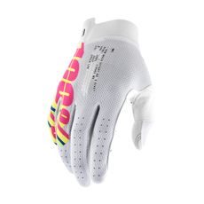 RUKAVICE ITRACK, 100% - USA (BIELA)