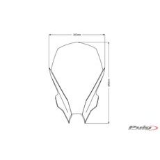 PLEXI NA MOTORKU PUIG NEW. GEN TOURING 20645H SMOKE