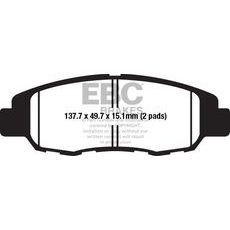 BRZDOVÉ OBLOŽENIE EBC FA670 (STD BLACK PAD) ČIERNA