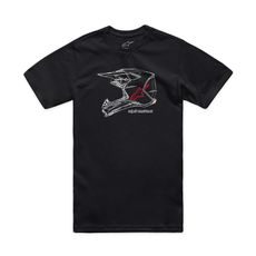 ALPINESTARS MX HELMET CSF – VOĽNOČASOVÉ MOTO TRIČKO (ČIERNA)