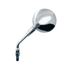 SPÄTNÉ ZRKADLO CHRÓMOVÉ& (ZÁVIT PRAVÝ M10, PRIEMER SKLÁ 105 MM), Q-TECH (CHRÓM), L=P