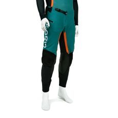 MOTOKROSOVÉ NOHAVICE X-GRIP TITANIUM – PETROLEJOVÁ, S VRECKAMI