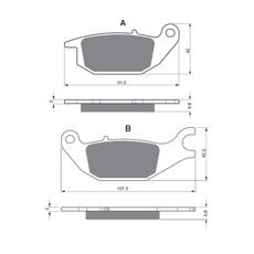 BRZDOVÉ OBLOŽENIE GOLDFREN 221 S3