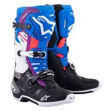 TOPÁNKY TECH 10 SUPERVENTED, ALPINESTARS, PERFOROVANÉ (MODRÁ/FIALOVÁ/RŮŽOVÁ/BÍLÁ/ŠEDÁ/ČERNÁ) 2023