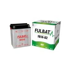 BATÉRIA 12 V, YB14-A2, 14AH, 165A, KONVENČNÉ 134X89X166, FULBAT (VR. BALENIE ELEKTROLYTU)