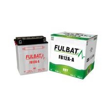 BATÉRIA 12 V, YB12A-A, 12AH, 155A, KONVENČNÉ 134X80X160, FULBAT (VR. BALENIE ELEKTROLYTU)