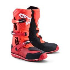 ALPINESTARS TECH TRIAL – MOTOCYKLOVÉ TOPÁNKY NA CESTNÚ JAZDU (ČERVENÁ FLUO/ČIERNA/ČERVENÁ) 2027