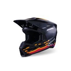 PRILBA S-M3 FORCE, ALPINESTARS (ČERNÁ/ŽLUTÁ/ČERVENÁ/BÍLÁ) 2026