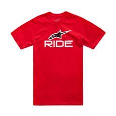 ALPINESTARS RIDE 4.0 CSF – VOĽNOČASOVÉ MOTO TRIČKO (ČERVENÁ/BIELA/ČIERNA)