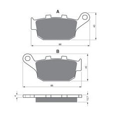 BRZDOVÉ OBLOŽENIE GOLDFREN 020 S3