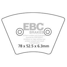 BRZDOVÉ OBLOŽENIE EBC FA026