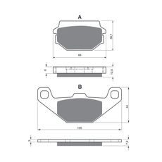 BRZDOVÉ OBLOŽENIE GOLDFREN 237 AD