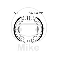 BRZDOVÉ ČEĽUSTE -SADA EBC K704 VRÁTANE PRUŽÍN