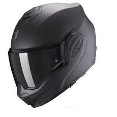 SCORPION PREKLÁPACIA PRILBA NA MOTOCYKEL EXO-TECH EVO SOLID, MATNÁ ČIERNA