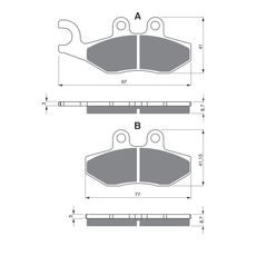 BRZDOVÉ OBLOŽENIE GOLDFREN 293 S3