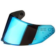 PLEXI PRE PRILBY AERO S PRÍPRAVOU PRE PINLOCK, CASSIDA - ČR (ZRKADLOVÉ MODRÉ REVO)