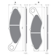BRZDOVÉ OBLOŽENIE GOLDFREN 352 S3