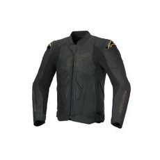 ALPINESTARS DUSK – MOTOCYKLOVÁ BUNDA NA CESTNÚ JAZDU (ČIERNA/LASEROVANÁ KOŽA) 2025