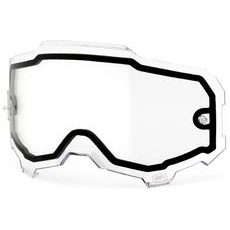 PLEXI ARMEGA, 100% (ČÍRE DUAL, ANTI-FOG)
