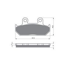 BRZDOVÉ OBLOŽENIE GOLDFREN 024 S3