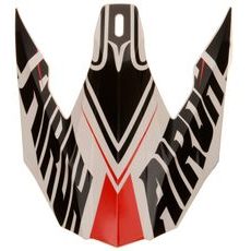 NÁHRADNÉ ŠILT PRE PRILBY TWIST AVANGER, AIROH (BÍLÁ/ČERVENÁ/ČERNÁ)