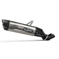 HOMOLOGOVANÁ VÝFUKOVÁ KONCOVKA, RAD SLIP-ON LINE (TITANIUM), AKRAPOVIČ