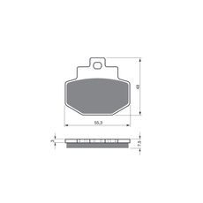 BRZDOVÉ OBLOŽENIE GOLDFREN 186 AD