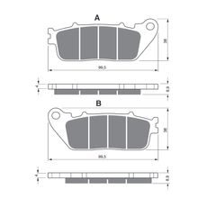 BRZDOVÉ OBLOŽENIE GOLDFREN 277 AD