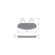 BRZDOVÉ OBLOŽENIE GOLDFREN 234 AD