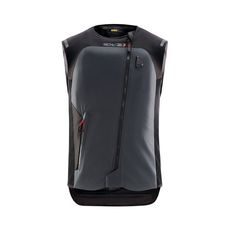 ALPINESTARS AIRBAGOVÁ VESTA TECH-AIR®3 SYSTÉM – AIRBAGOVÝ SYSTÉM NA MOTORKU (ČIERNA/TMAVO SIVÁ)