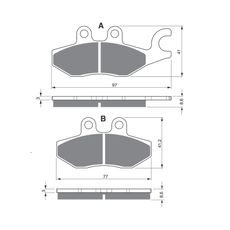 BRZDOVÉ OBLOŽENIE GOLDFREN 266 S3