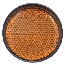 ODRAZKA GUĽATÁ, Q-TECH (ORANŽOVÁ, SA ZAJIŠŤOVACÍM ČAPOM, PRIEMER 60 MM)