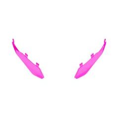 ZADNÍ SPOILER PRO PŘILBU TWIST 3, AIROH (KING - RŮŽOVÝ MATNÝ)