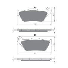 BRZDOVÉ OBLOŽENIE GOLDFREN 262 AD
