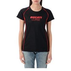 TRIČKO DUCATI CORSE, DÁMSKE (ČIERNA, ČERVENÁ)