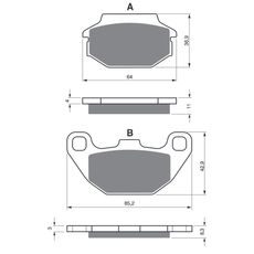 BRZDOVÉ OBLOŽENIE GOLDFREN 183 AD