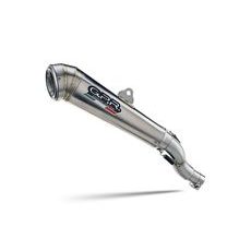 SLIP-ON EXHAUST GPR POWERCONE EVO E4.H.250.1.PCEV BRUSHED STAINLESS STEEL INCLUDING REMOVABLE DB KILLER AND LINK PIPE