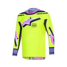 ALPINESTARS SUPERTECH VISTA – MOTOKROSOVÝ DRES NA MX A ENDURO (ŽLTÁ FLUO/FIALOVÁ/ČIERNA) 2026