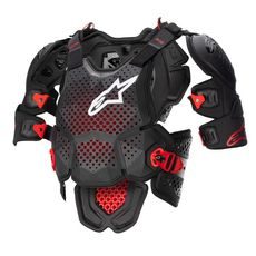 CHRÁNIČ TĚLA A-10 2 2023, ALPINESTARS (ČERNÁ ANTRACIT/ČERVENÁ)