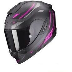 SCORPION PRILBA NA MOTOCYKEL EXO-1400 EVO CARBON AIR KYDRA, ČIERNA/RUŽOVÁ