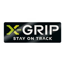 SÚPRAVA MALÝCH NÁLEPIEK X-GRIP – ČIERNA,101 X 33 MM,10 KS