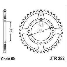REŤAZOVÁ ROZETA JT JTR 282-34 34 ZUBOV,530