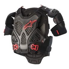 CHRÁNIČ TELA A-6 2022, ALPINESTARS (ČIERNA ANTRACIT/ČERVENÁ)